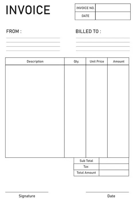 Downloadable Invoice Templates For Offline Use