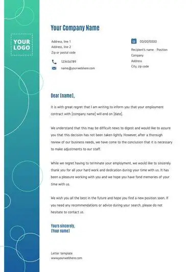 Editable Letter Template Options Editable Letter Template Options