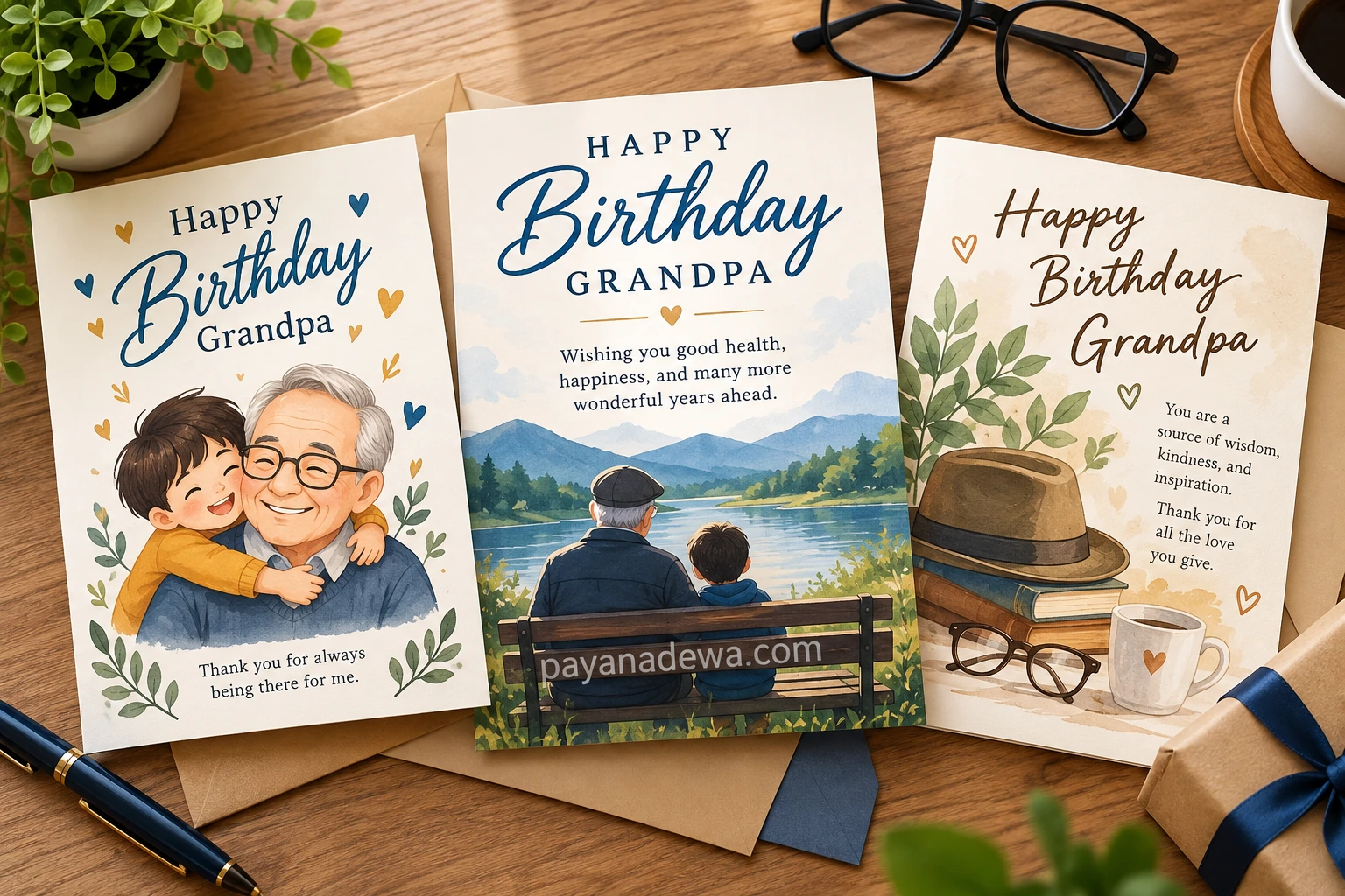 Birthday Card for Grandpa Template with heartfelt printable birthday card designs